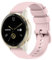 Amzpas Bracelet Compatible avec Garmin, Sport Silicone Souple Bracelet pour Garmin Vivoactive 4S, Rose