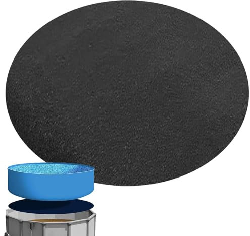 Alfombra de Suelo de SPA Hinchable, Alfombra de Suelo para SPA Hinchable, Redonda, Debajo de Las alfombras de Piscina de 12 pies, Alfombra de Piscina para bajo, Protector de Lona para Piscina, cojín