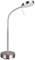Reality Leuchten LED Tischleuchte Moreno R54561107, Metall Nickel matt, 3 Watt LED, Akku mit Ladestation, Sensordimmer, Lichtfarbe einstellbar