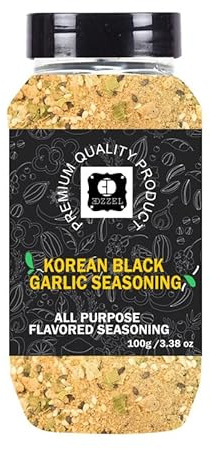 EDZZEL Premium Quality Indian Korean Black Garlic Seasoning -100 GRAM Box