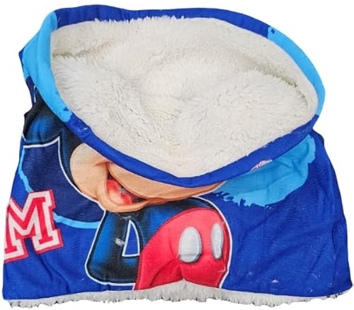 ILS I LOVE SHOPPING Schlauchschal für Kinder, warm, warm, für den Winter, für Jungen, weich, Für Mickey Mouse, Einheitsgröße
