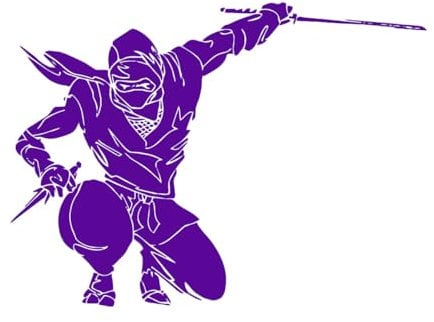 Ninja-Wandtattoo, japanischer Krieger, Samurai, Kampfkunst, Vinyl, entfernbare Wandaufkleber, Kinderzimmer, Jungen, Schlafzimmer, Heimdekoration, extragroß – 70 x 98 cm