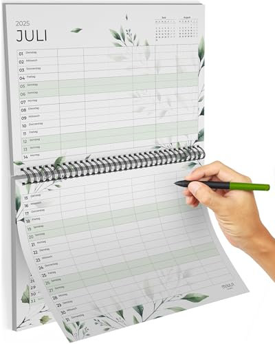 Familienplaner 2025 2026 - Familienkalender & Wandkalender 2025 2026 für Zuhause, Büro und Familie - Jahreskalender 2025 2026 - Juli 2025 bis Dezember 2026 - Praktischer Kalender für Wand und Planung