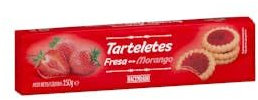 Tartaletes con relleno de fresa Hacendado Paquete 150 g Pack 2