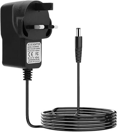 9V 1A Guitar Pedal Power Supply Adapter for Boss and Most Guitar Bass Effect Pedal Center Negative Keyboards, DC Barrel Plug 5.5mm x 2.1mm, Center Negative,1.5m Cable
