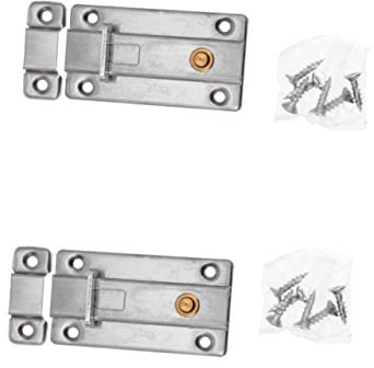 HOMSFOU 2stücke Sicherheitsriegelschloss Aus Für Zylinderriegelschloss Garagenriegelschloss Schiebetürverriegelung Innen Und Außenbereich Geeignet