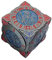 2025 Neues DND Spinner-Würfelset, 7-in-1 Metall-Würfel mit 3D-Relief, Dungeons and Dragons, polyedrische Rollenspiel-Würfel, Fantasy D&D Tabletop-RPG-Zubehör (Schwarz-Blau)