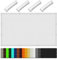 Voile d'ombrage Auvent 1.6 x 5 m Tissu Anti Rayons UV Imperméable Brise Vue Balcon Voile d'ombrage Jardin avec Corde Libre et Oeillets pour Patio Jardin Terrasse, Blanc