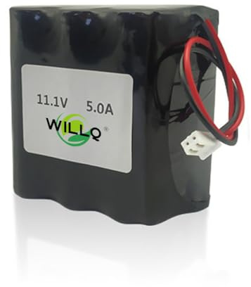 WILLQ 12 V Li-Ionen-Akku 3S2P 11,1 V 5000 mAh 6400 mAh Lithium-Akkupack mit BMS für LED-Lampenlicht-Tischlampe Backup-Stromversorgung