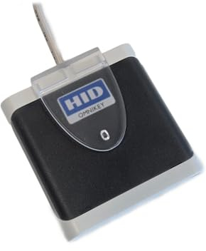 Omnikey 5022 Chipkartenleser inklusive Kartenklammer (anthrazit)