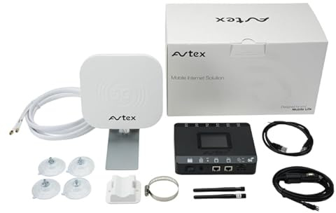 Avtex AMR105P 5G WiFi CAT 6 Mobile Internet Solution Ultrafast Dual Sim Router (White)
