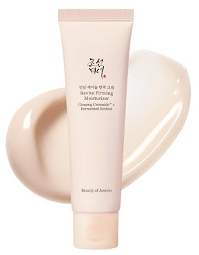 Beauty of Joseon Revive Firming Moisturizer Ginseng Ceramide + Fermented Retinol for Dry, Sensitive Skin Korean Skincare for Women and Men, 60ml
