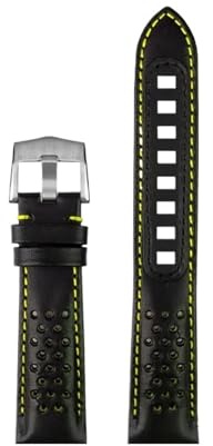 Generisch Kompatibel mit Omega Super Moon Dark Side 311.92 311.92.44 Apollo 8 Uhrenarmband 21 mm Herren-Uhrenarmband aus Rindsleder