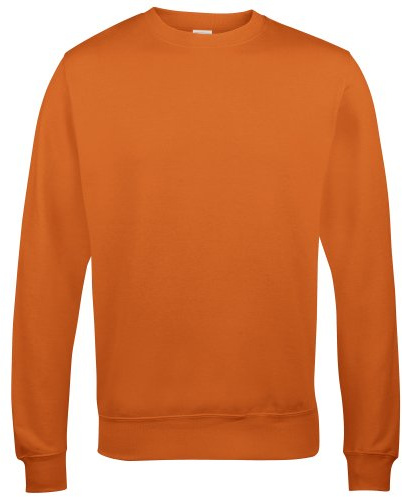 AWDis Men's Sweat Sweatshirt, Orange (Burnt Orange), XX-Large