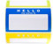 OliveBird Namensschild Aufkleber Hello My Name Is Sortierte Farben 250 Etiketten Pack (3 Farben) - 90 x 50 mm