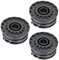 SPARES2GO 3m Line & Spool for Greenworks Strimmer Trimmer (Pack of 3)