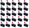 HUAZIZ 25 Pezzi Mini Interruttore a Levetta SPDT Finecorsa Con Rullo Rosso Micro 3 Pin 250 V 5A 1NO 1NC