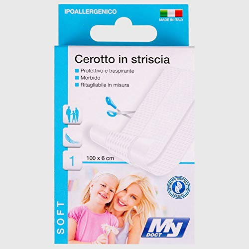 My Doct Cerotto Soft in Striscia da Taglio Trasparente, 100 cm x 6 cm