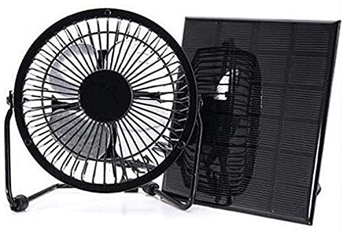Solar Panel Powered Mini Portable Fan, Outdoor Cooling System for Home, Chicken House, RV, Car, Gazebo Ventilation