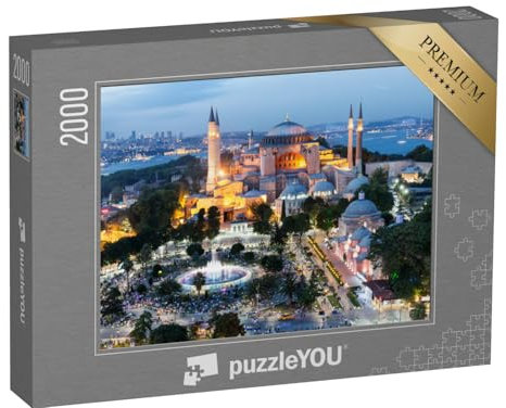 puzzleYOU: Puzzle 2000 Teile „Atemberaubende Hagia Sophia in Istanbul, Türkei“ – aus der Puzzle-Kollektion Türkei