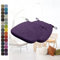 Kimgull 2er Set Stuhlkissen mit Bändern Bequeme Waschbare Rutschfestes Sitzkissen Ideal für zu Hause und Gartendekoration, viele Farben und Größen zur Auswahl (43x42x5CM Blau Lila)
