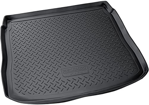 Recambo Kofferraumwanne Gummi VW Tiguan 5N | 2007-2016 | passgenau mit Rand | Passgenau per 3D-Scan | Tiefer Rand stoppt jedes Auslaufen sicher | TPE Gummi – flexibel, geruchsneutral & langlebig