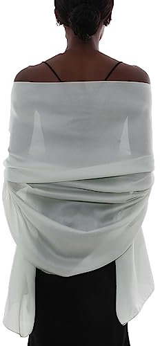 Stola Grün Festlich für Abendkleid Damen Schals Tücher Sommer Dünn Schaltuch Pashmina