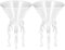Tofficu Mushroom Decor Wine Glasses Transparent Martini Cocktail Glasses Cup Wine Crystal Clear Glass for Kitchen Bar Christmas Party Wedding Decoration 2pcs Shaker