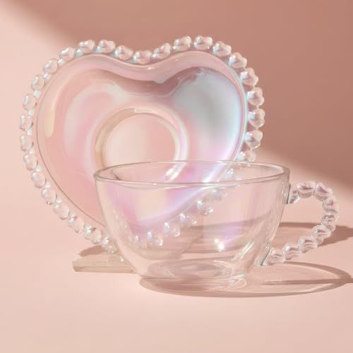 Karaca Rory Einzel Teetasse Set, 200 ml - Elegante Glas-Teetassen für Entspannende Teemomente, Perfekt für Teeliebhaber und Gemütliche Nachmittage, Hochwertiges Set für Genussvolle Teestunden