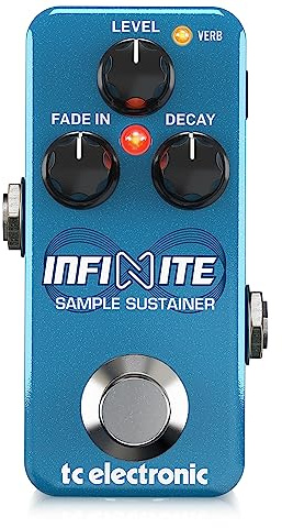 TC Electronic INFINITE MINI SAMPLE SUSTAINER Sample- und Sustain-TonePrint-Pedal mit einfacher Steuerung und geringem Platzbedarf