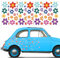 Daisy Blume auto dekoration aufkleber, 6 Blätter Auto Aufkleber Daisy blumen autoaufkleber blumen Daisy Aufkleber Blume Auto Dekoration Auto Körper Aufkleber(Farbe)