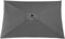Toldo Rectangular de Repuesto para Sombrilla, 6 Varillas, Resistente a la Decoloración, de Tela de Poliéster Resistente, para Exteriores, para Mesa de Mercado, Voladizo, Cubierta Superior para(Gris)