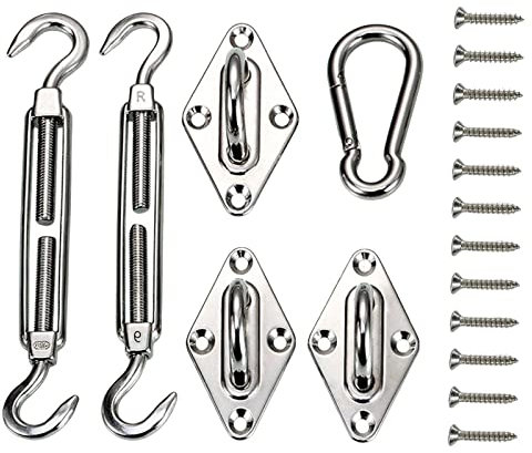 QUNINE Hardware-Kit, Befestigungszubehör, Markisen-Befestigungsset für den Außenbereich