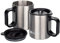 Valiant Insulated Camping Mug Twin Pack, Silver
