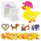 AUAUY Bügelperlen Set, 500 Stück 5mm Steckperlen mit Steckplatte, Bügelpapier, Pinzette, DIY Verzierungen, 3d Kinder Geschenk Bastelideen, Kreativer Bastelspaß für Groß und Klein - Ente