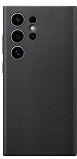Samsung Galaxy Official S24 Ultra Vegan Leather Case, Black