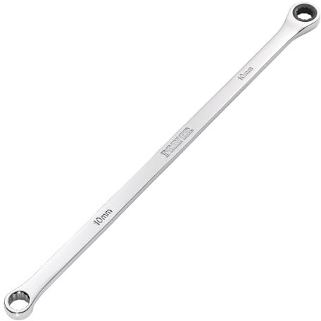 Draper HI-TORQ 27766 Clé à cliquet à double anneau métrique extra longue 10 mm