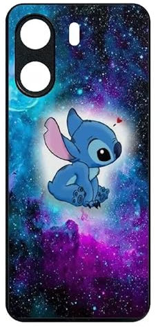 Générique Coque pour redmi 13c 4g - lilo Stitch Tortue Ohana - Silicone - Noir