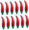DOITOOL Lipgloss-tuben-set 12 Pfefferförmige Leere Lippenstift-tuben Für Unterwegs