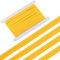 GORGECRAFT 10 Yards * 11mm Paspel-Schrägband Goldenes Paspelband Kordel Polyesterbänder Zum Nähen Basteln Bindeband Säumen Nähen Paspeln Quilten Kleidungszubehör Wickelkordelbesatz