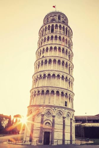 1000 Teile Schiefer Turm Von Pisa Das Holzpuzzle Für Erwachsene Lernspielzeug