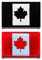 2 Stück Kanada Flagge-Patch Stickerei Taktische Militär Deutschland Patch, Nylon Aufnäher Für Rucksäcke Taktische Kleidung Jacke Stickereibänder Taschen Abzeichen