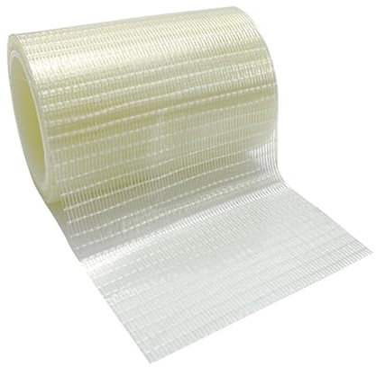 DLNXRUIS Nastro ripara zanzariere in vetroresina,10m x 8cm Autoadesivo premium invisibile,Adatto per tenda da sole telone copertura barca forte ripara zanzariera luoghi rottii (Bianco, 10m x 8cm)