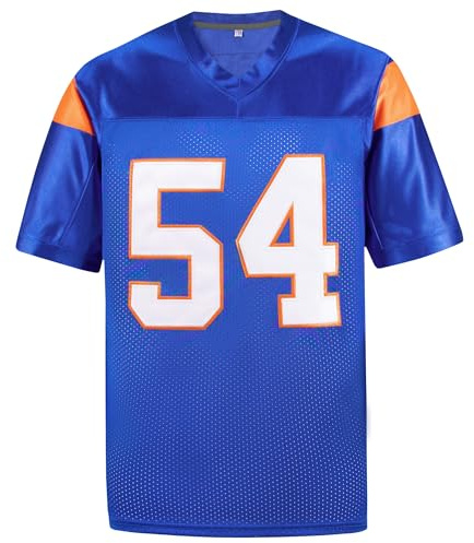 Afuby Thad Castle Jersey, 54 Mountain State Football Jerseys Blue White S-XXXL