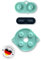 Buttons Tasten Knöpfe Ersatz Pad für GameBoy Color - Gummi Silikon Pads Ersatzteile GBC Steuerung Ersatzknöpfe Bedienknöpfe Ersatzbuttons (Standard)