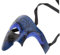 Vaguelly Leuchtende Gruselige Halloween-halbmaske Karnevals-maskenball-maske Plastik-halbmaske Für Outdoor-kostümparty-maskendekor Halloween-halbmaske