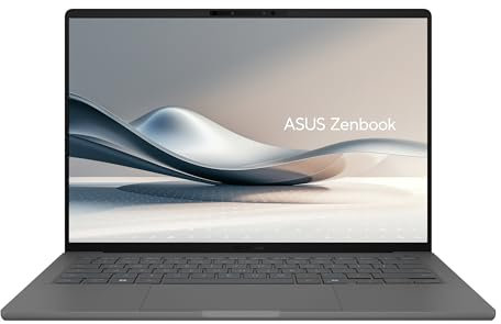 ASUS Zenbook A14 UX3407RA-QD011W Copilot+ PC 14 Pouces WUXGA OLED 60Hz Pc Portable (Snapdragon X Elite X1E 78 100, 32GB LPDDR5X, 1TB SSD, Qualcomm Adreno GPU, Windows 11 Home) – Clavier AZERTY.
