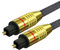 Vinmooog cable optico audio digital 2m Toslink Cable optico Tecnología envolvente dolby ac3 y dts Apto para televisores, PC, equipos de música, CD/DVD/DRT/LD y otros dispositivos con puertos Toslink