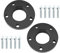 ISINEVER Spurverbreiterung 5x120 40mm 2x20mm 72,6mm Kompatibel mit BMW E36 E46 E90 E91 E92 E60 E61 mit Radschrauben M12x1,5x50mm Spurplatten Distanzscheibe Schwarz