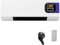 Climatisation murale portable 2000 W, sans dispositif extérieur, climatiseur sans tuyau d'échappement avec télécommande tactile, ventilateur mural multifonction